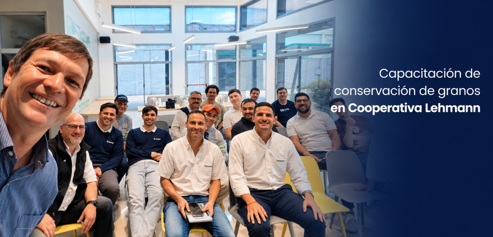 Ascariscer capacitó al equipo de la Cooperativa Lehmann en conservación de granos